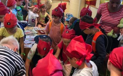 Ganz schön viele Schlaumäuse in der Buchhandlung