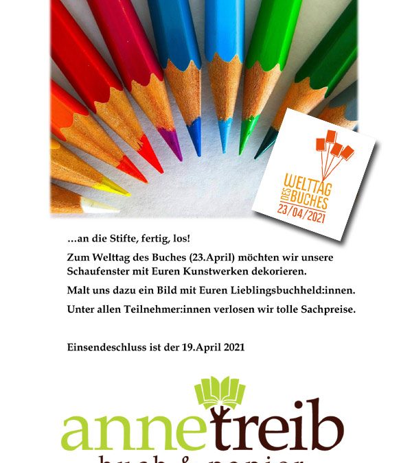 Welttag des Buches – 23. April 2021 – Malwettbewerb