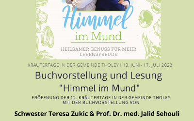 Buchvorstellung und Lesung – Himmel im Mund – Schwester Teresa Zukic und Prof. Dr. med. Jalid Sehouli