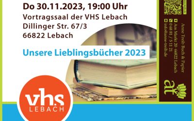 Unsere Lieblingsbücher 2023 – Do 30.11.2023